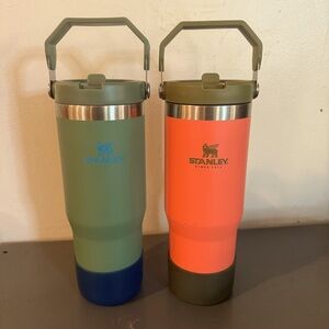 2 Stanley Iceflow Flip Straw Tumbler 30 oz Classic Water Bottle